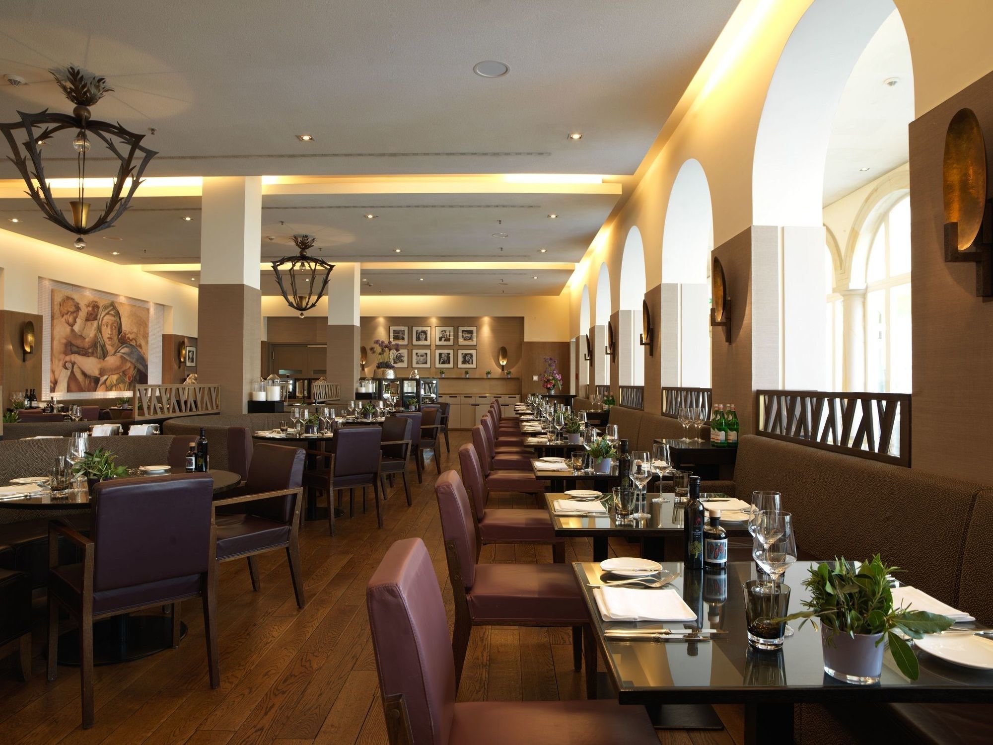 Rocco Forte Villa Kennedy Frankfurt pe Main Restaurant foto
